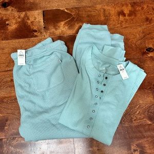Aerie waffle lounge set - NWT